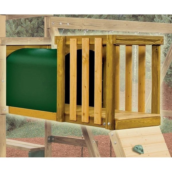 Playstar Adventure Tunnel Kit, PlasticWood, Green PS 8876